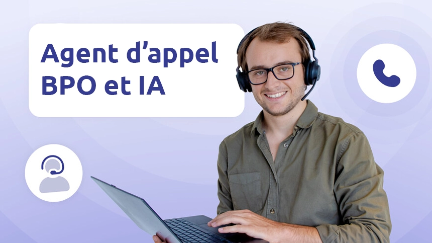 Interface d'intelligence artificielle assistant un agent de centre d'appels en temps réel pendant un appel client